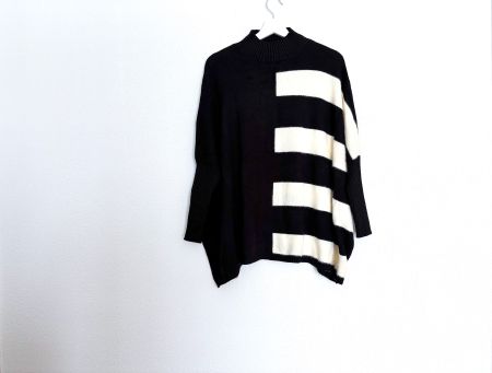 NEU Pullover Pulli Strick Poncho Strickjacke Gr. S