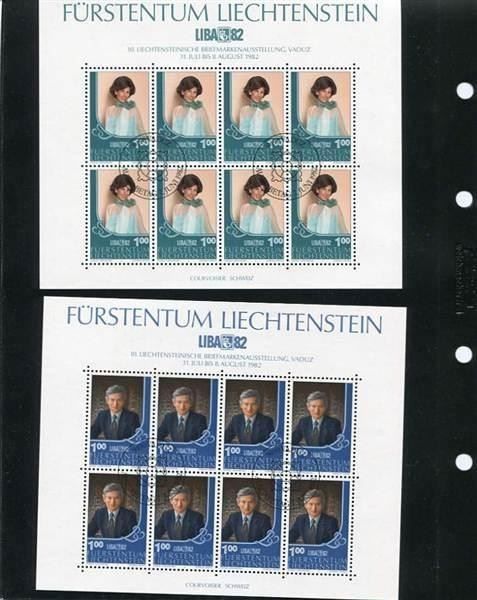Tutti i francobolli: 1982 LIBA im Bogen mit ET-O – Usato da Winterthur venduto da Kyoung