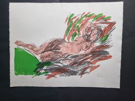 HANNES GRUBER LITHOGRAPHIE SIGNIERT NUMMERIET 30/60