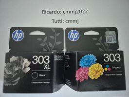 HP 303 Druckerpatrone Schwarz XL + Farbe Normalgrösse