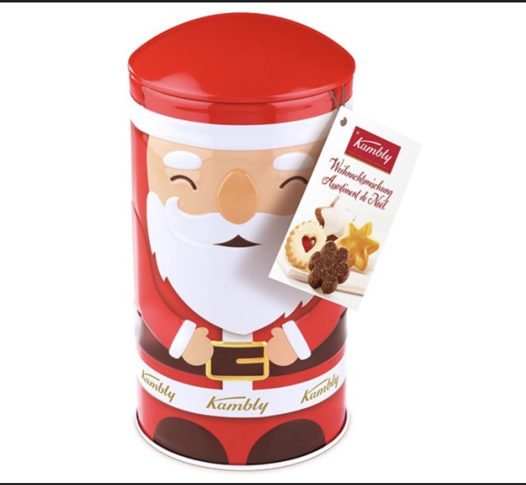 Kambly Contenitori & Simili: Weihnachtsdose Blechdose Samichlaus Dose Aufbewahrung – Nuovo (secondo la descrizione) da Honau venduto da sainj 2