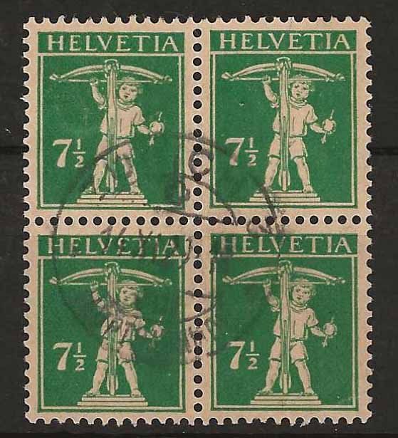 Tutti i francobolli: B0171 - Fils de Tell 171 B4 obl. – Usato da Trélex venduto da Phil_Albert