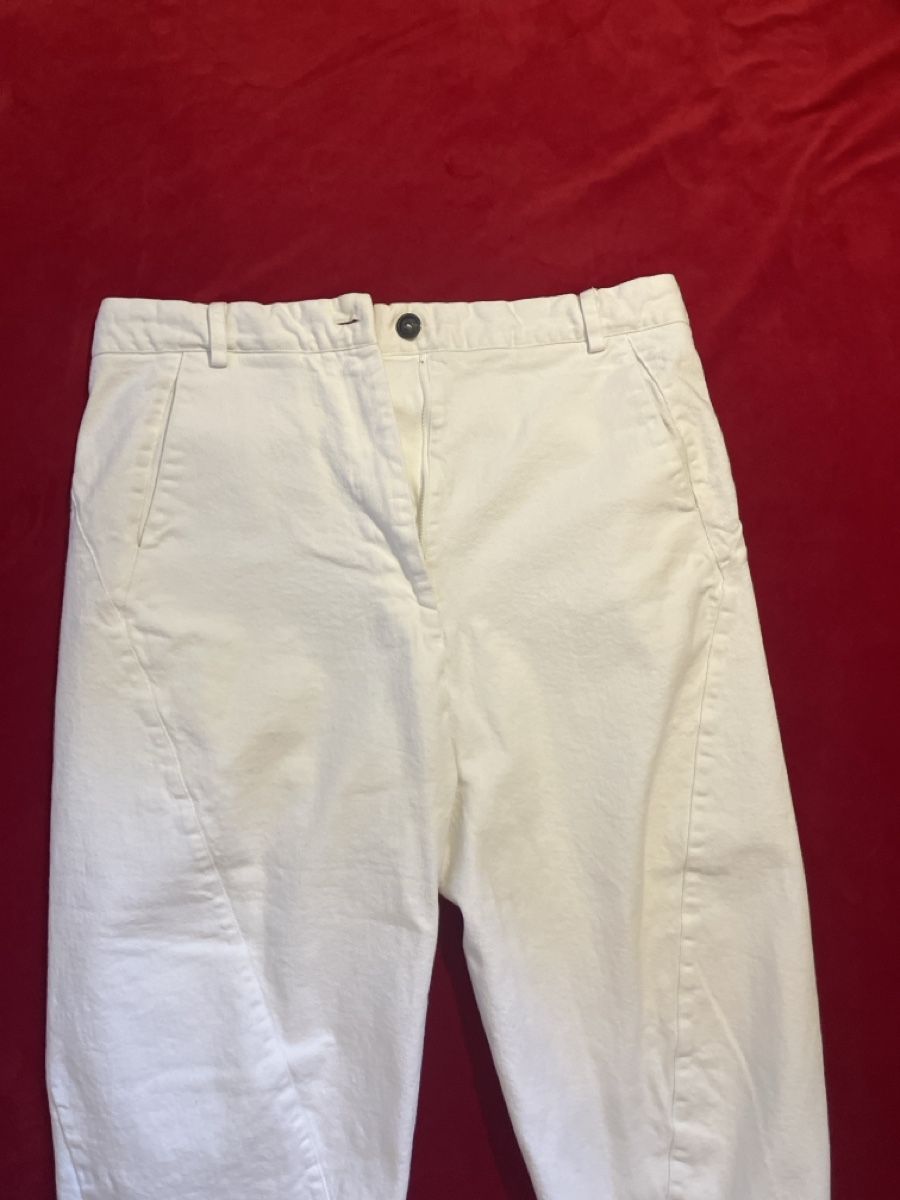 Pantaloni: Matilda Longena Baumwolle Hose.Gr. 42-44 – Usato da Muralto venduto da jac_hkz5 1