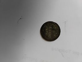 1 Rappen Münze Zug Kupfer 1783, guter Zustand, Sammlerstück
