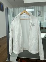 Adidas Originals Regenjacke Gr. 42 Weiss Versteckbare Kapuze