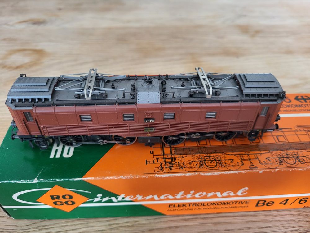 Locomotive électrique Roco Be 4/6 – échelle HO, Métal, Coffret D'origine