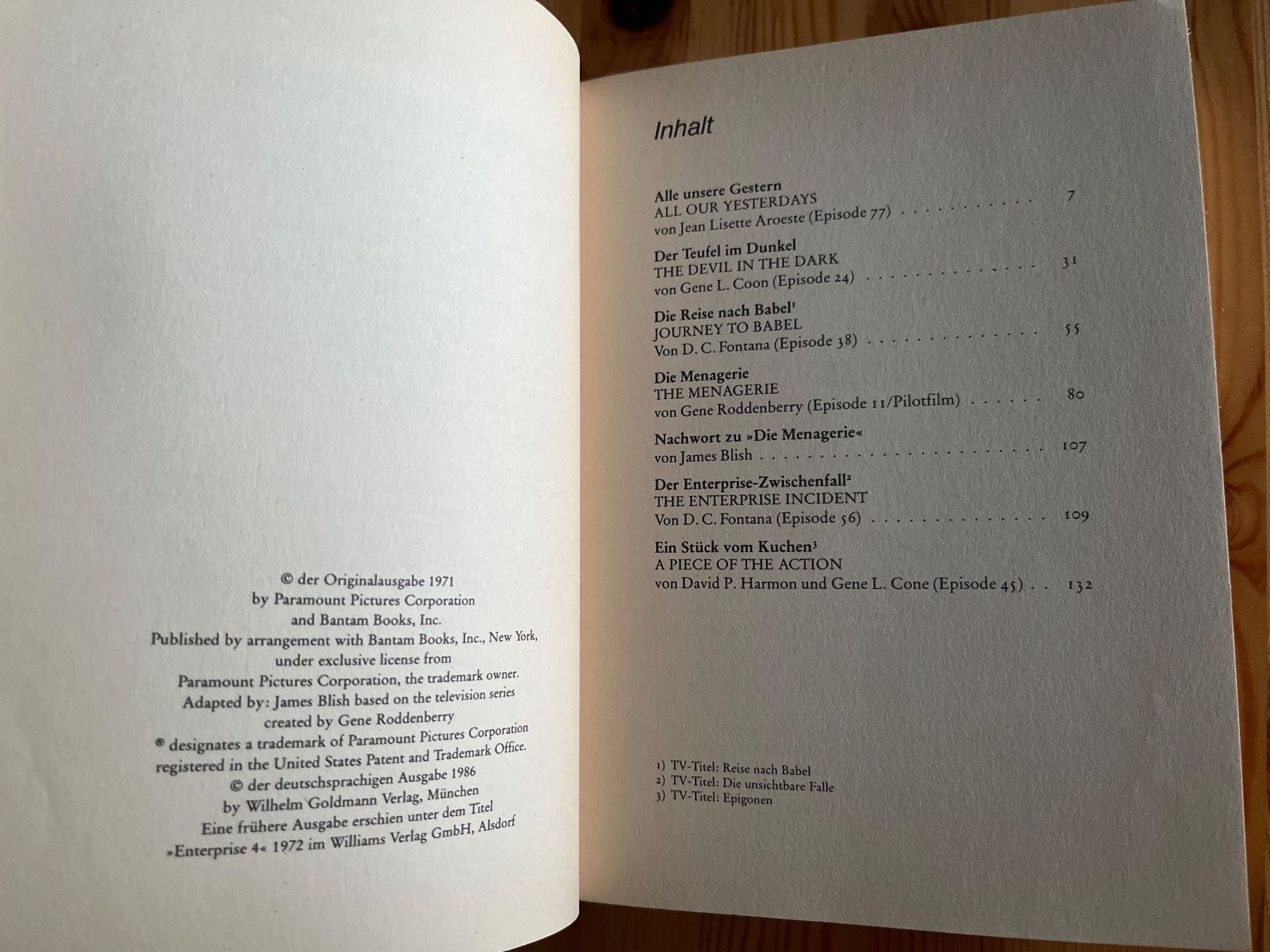 Libri: Raumschiff Enterprise Band II – Usato da Zürich venduto da Gurkis 5