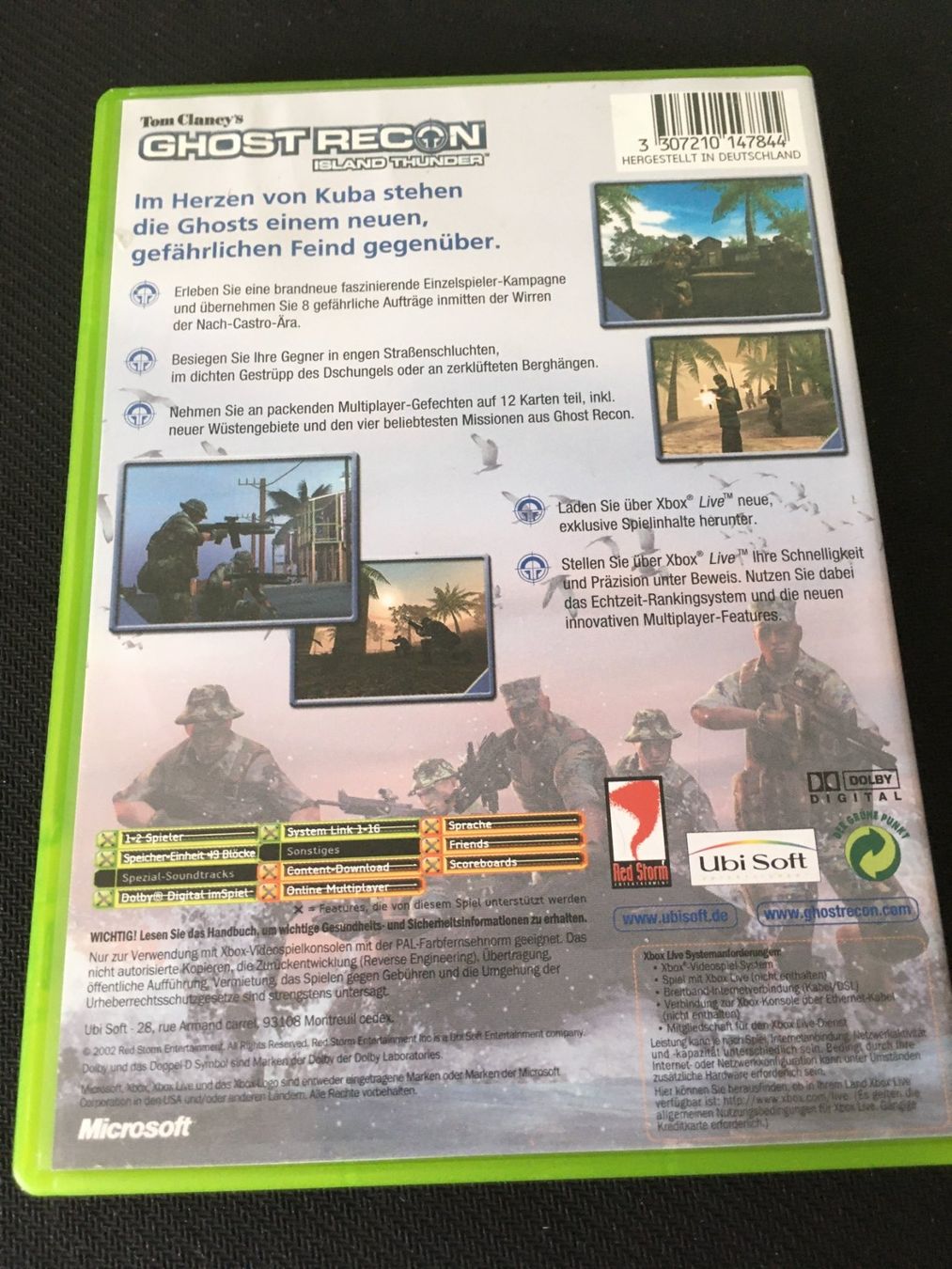 Microsoft Spiele: Ghost Recon - Island Thunder für Xbox – Gebraucht aus St.Gallen von sjosjo 1