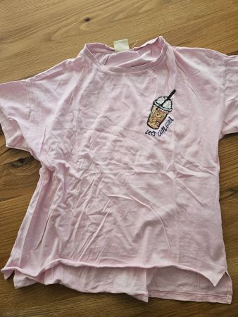 Zara tshirt rosa Gr. 140