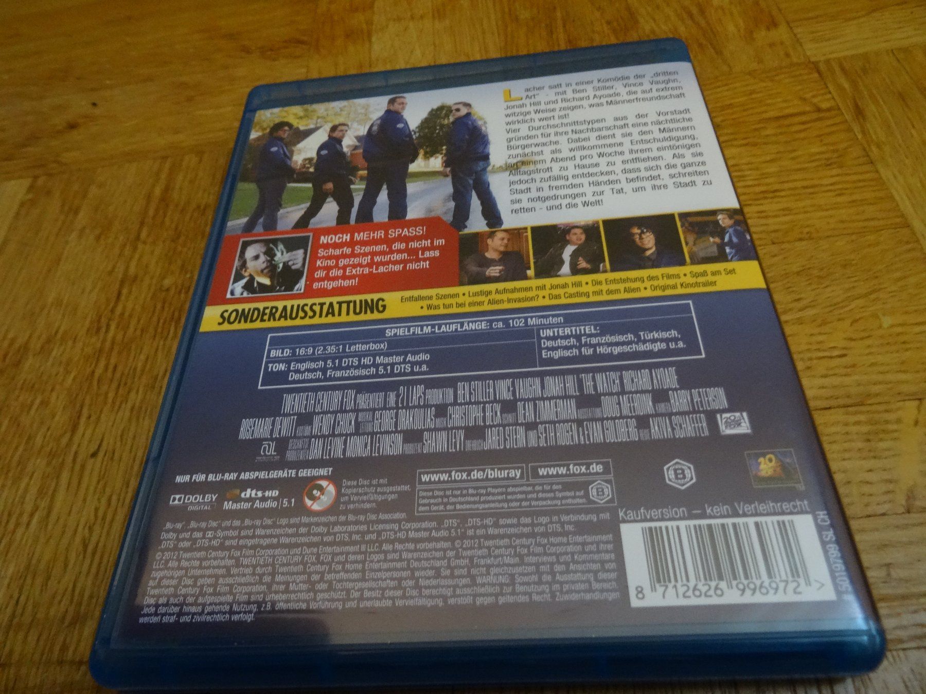 Tutti i DVDs: The Watch - Nachbarn der 3. Art BLU-RAY – Usato da Olten venduto da Disc-Verkauf 2
