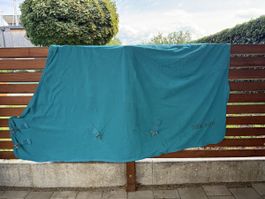 Pferde Abschwitzdecke mit Bauchgurte, 135cm