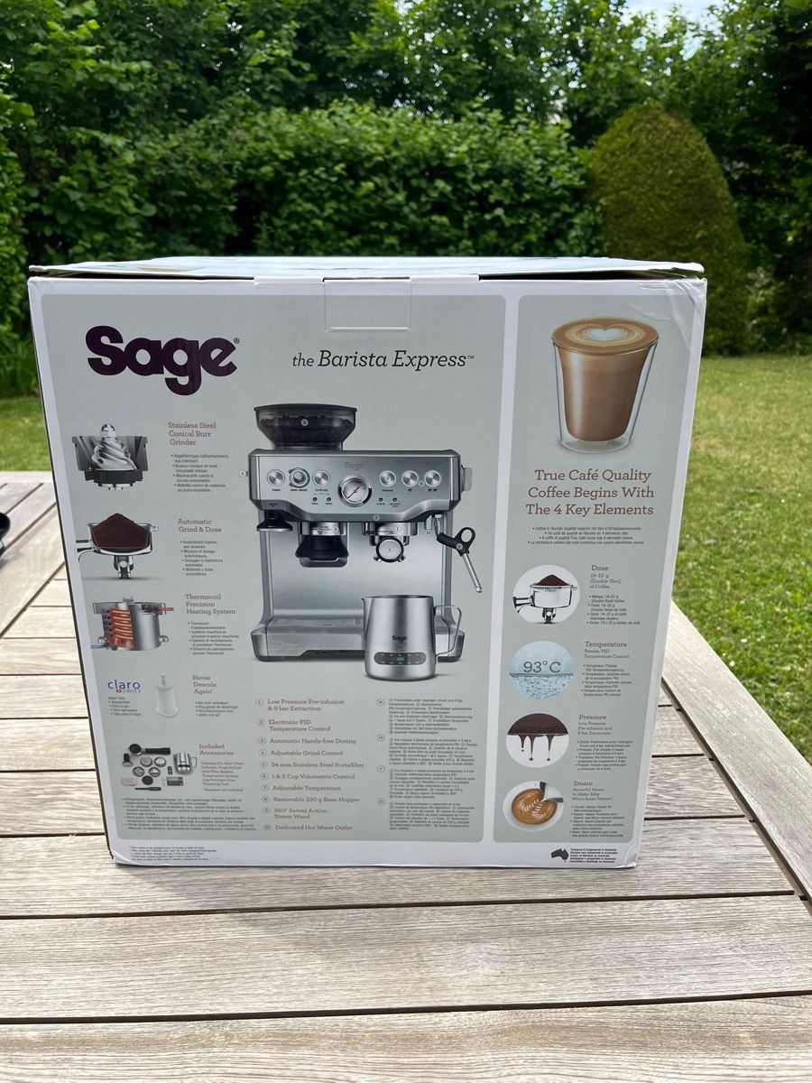 Sage Macchine per caffè & Macchine per espresso: Sage The barista express – Nuovo e nell'imballaggio originale da Zollikon venduto da malamico 1