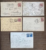 Italia / Italien - 5 cartoline postale italiane 1905 - 195?