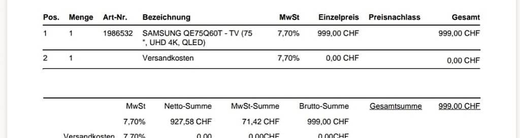 Televisori: Samsung QLED 75" QE75Q60T – Usato da Zürich venduto da martagd 1