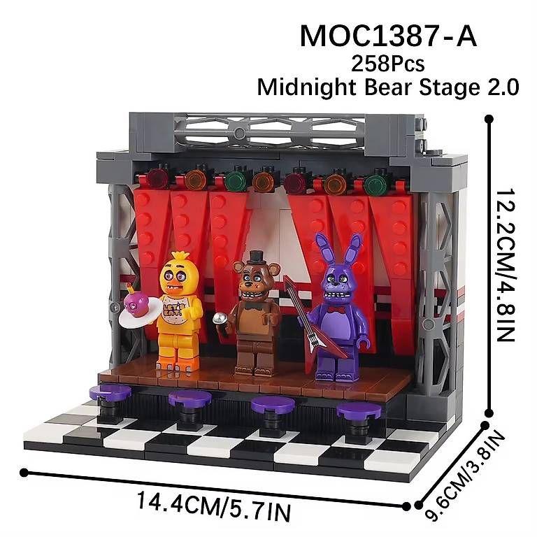 Lego Giocattoli: Five Nights at Freddy?s "Midnight Bear Stage" – Nuovo e nell'imballaggio originale da Othmarsingen venduto da Kamoff