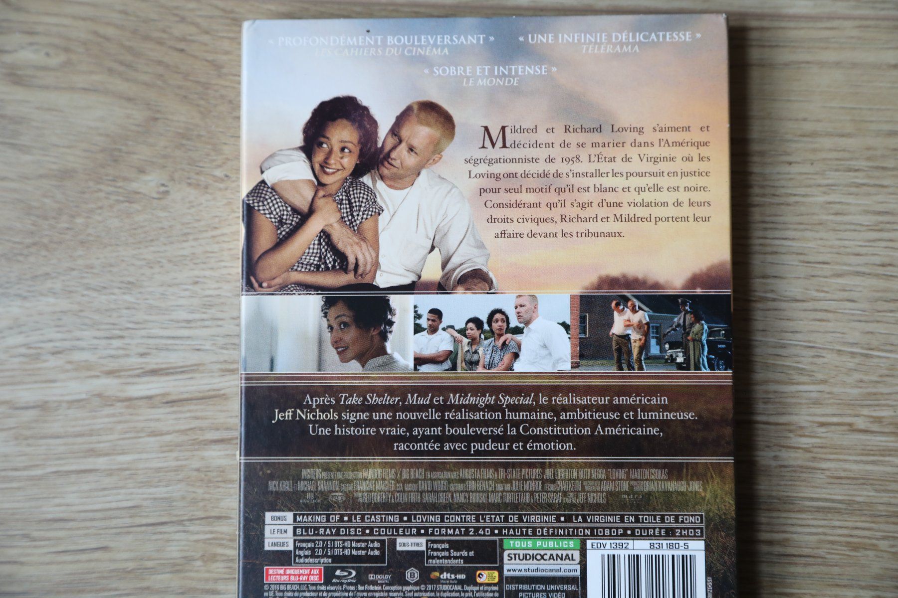 Tutti i DVDs: Blu-ray LOVING     Français Anglais – Usato da Porrentruy venduto da tupatup 1