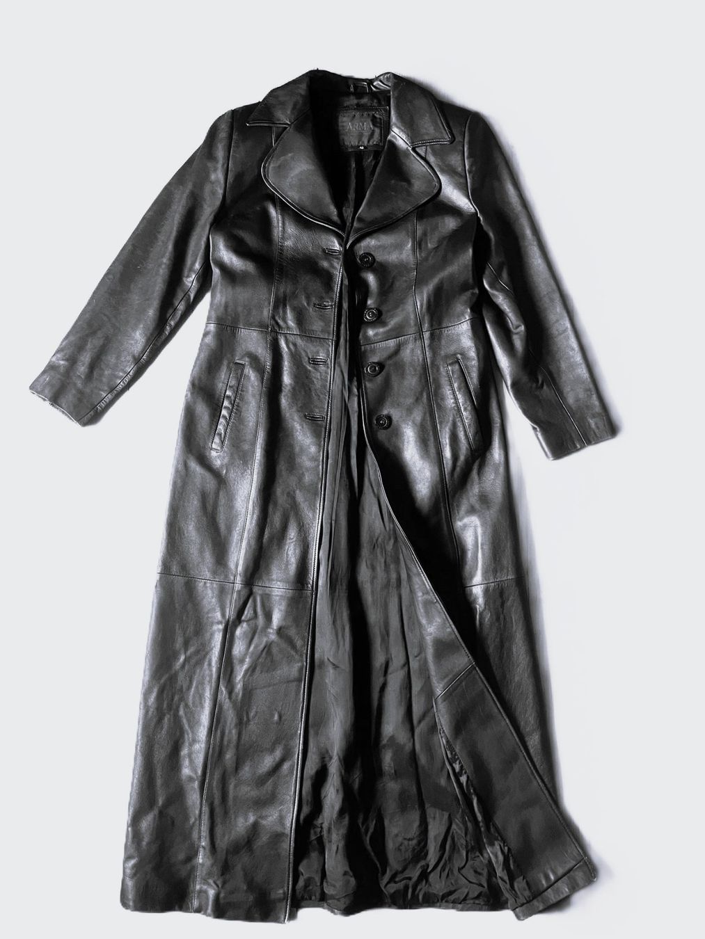 Cappotti: ARMA-Ledermantel, schwarz, Gr. 40 – Usato da Bern venduto da Danijar01