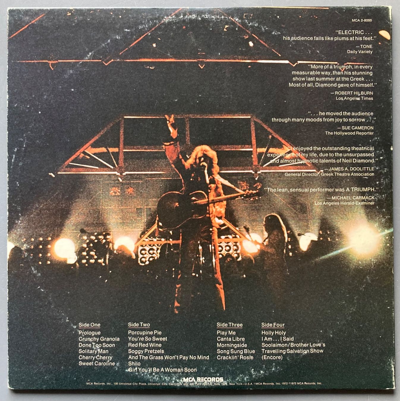 Dischi in vinile: NEIL DIAMOND - HOT AUGUST NIGHT – Usato da Poliez-Pittet venduto da Newtown-Records 1
