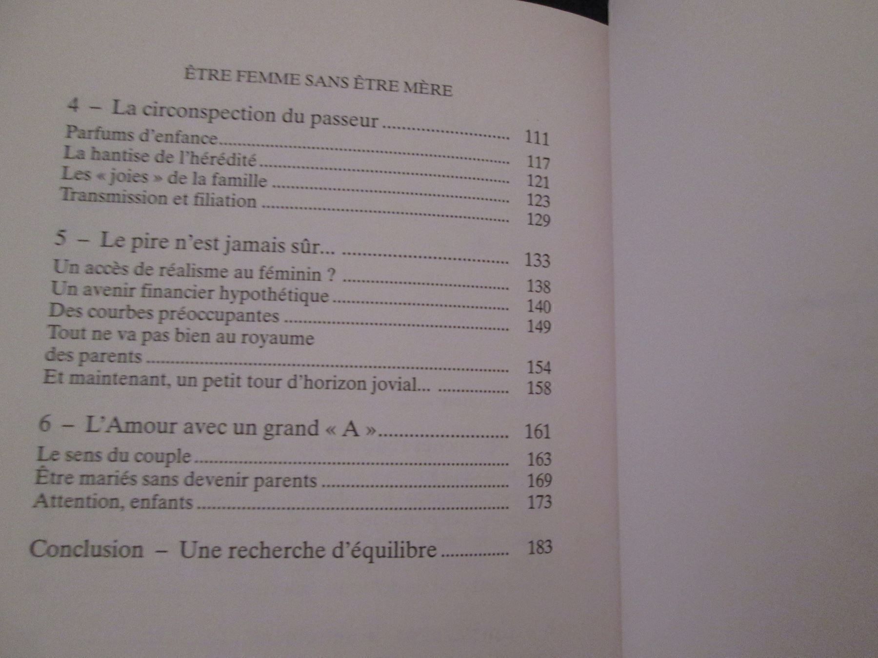 Libri: Etre femme sans être mère – Usato da Neuchâtel venduto da Dualseele 3