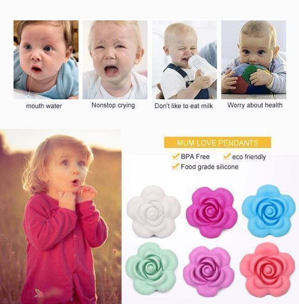 Perle (finte): Perlen Blume aus Silikon 40x15mm – Nuovo (secondo la descrizione) da Alpnachstad venduto da perlengaby 1