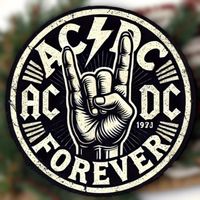 🎸AC/DC Forever 1973 – Rock-Legende auf Aluminium verewig!🤘