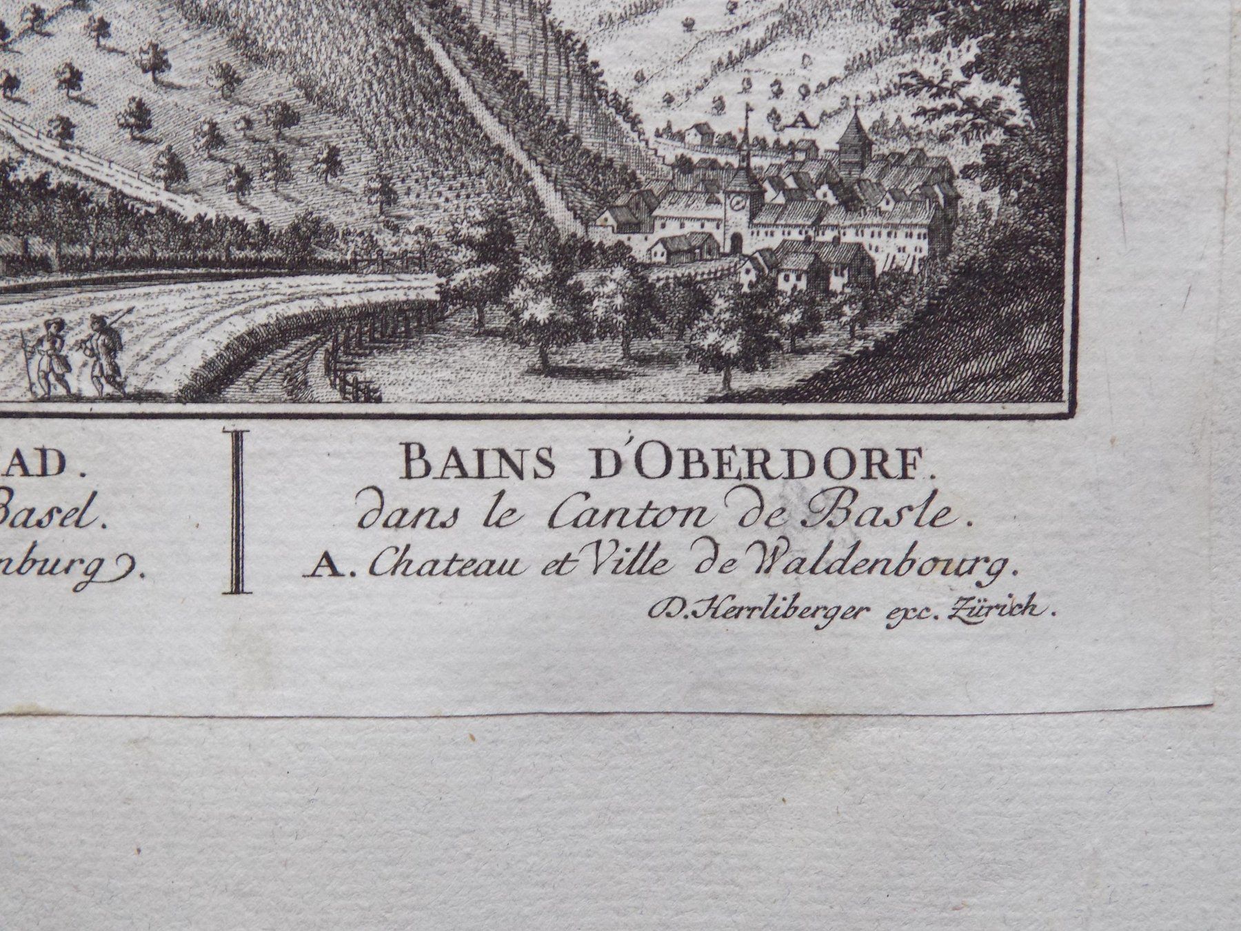 Incisioni: Oberdorfer Bad Waldenburg – Usato da Risch venduto da Rischli15 4
