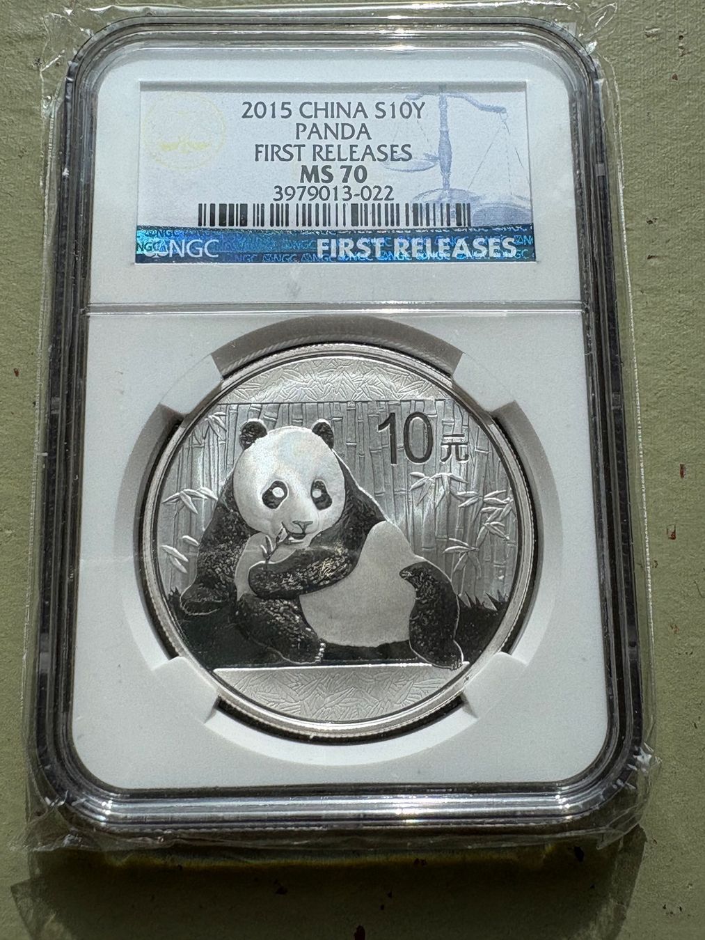 Tutti le monete: China Panda 2015 MS70 1 Unze Oz Silber – Usato da Zürich venduto da mysilvercoin