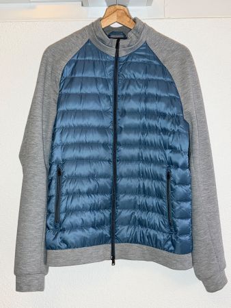 Herno Hybrid Daunenjacke Herren Grösse 50 Blau Grau