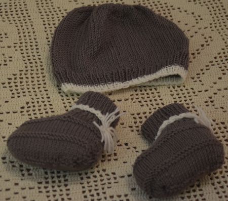 TAILLE 0-3 MONATE - BABY SET NEU - HANDARBEIT