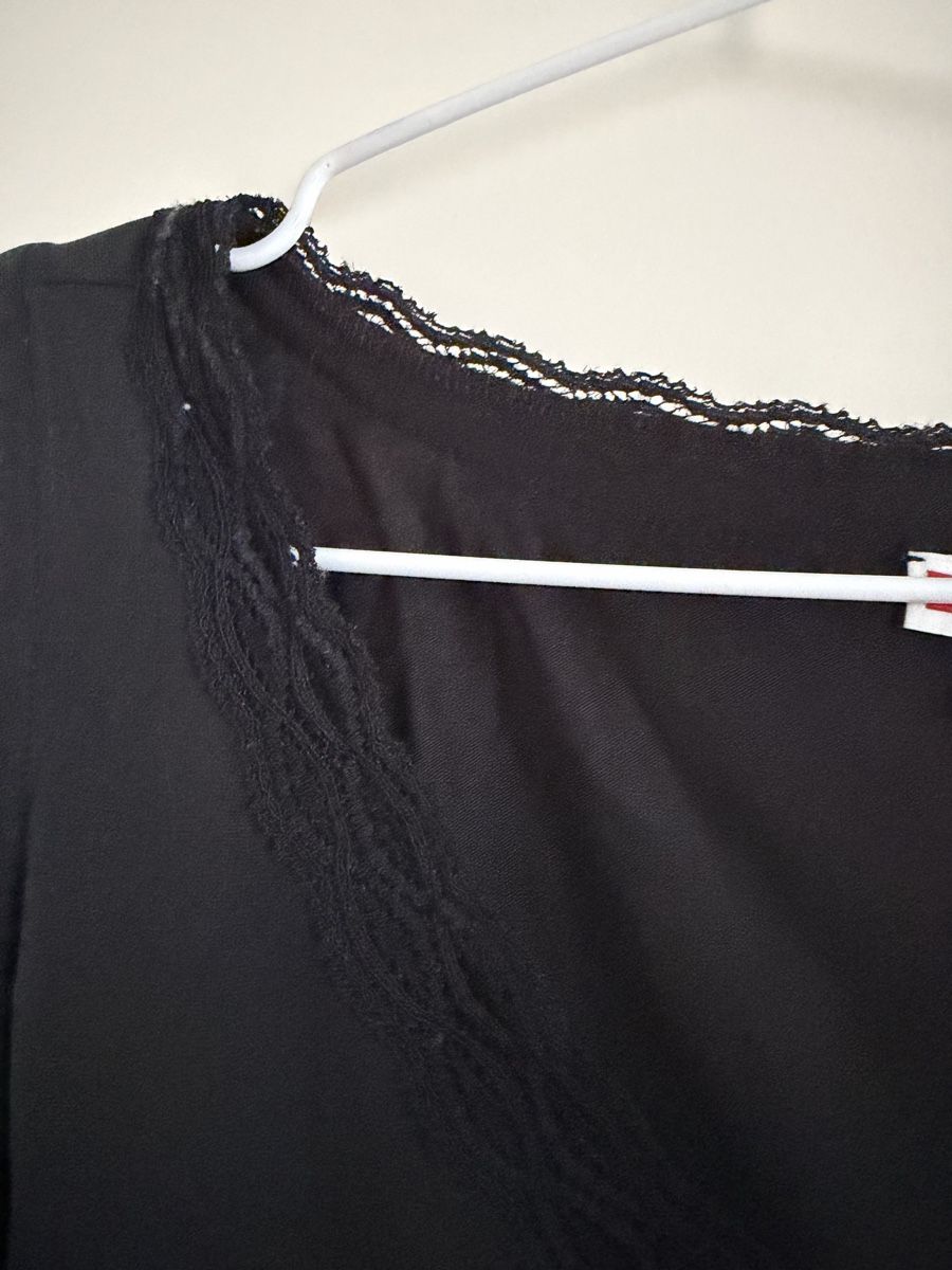Top: Street One Top mit Spitze Gr. 40 Schwarz – Usato da Langnau am Albis venduto da Schneeflocke92 2