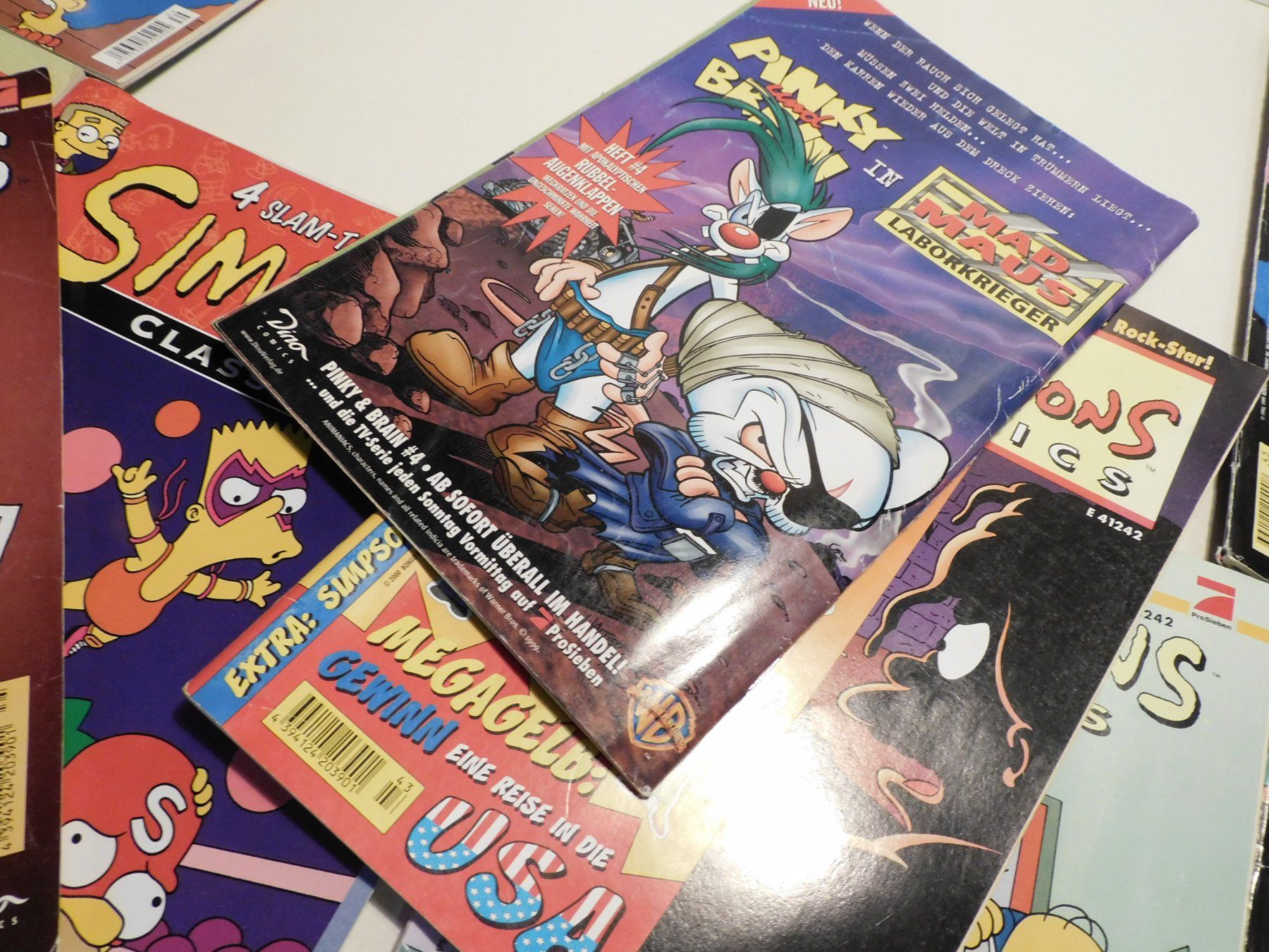 Fumetti: Simpsons Comic Hefte v Bongo Div 9 x alte Simpsons  v Bongo – Usato da Sursee venduto da 76 2