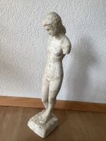 Schöne Frauenfigur Skulptur Vintage Deko Statue Gips Figur