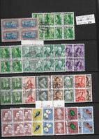 PJ gest. Viererbl. Restlot 1929 - 1957 Kat: CHF 233.-