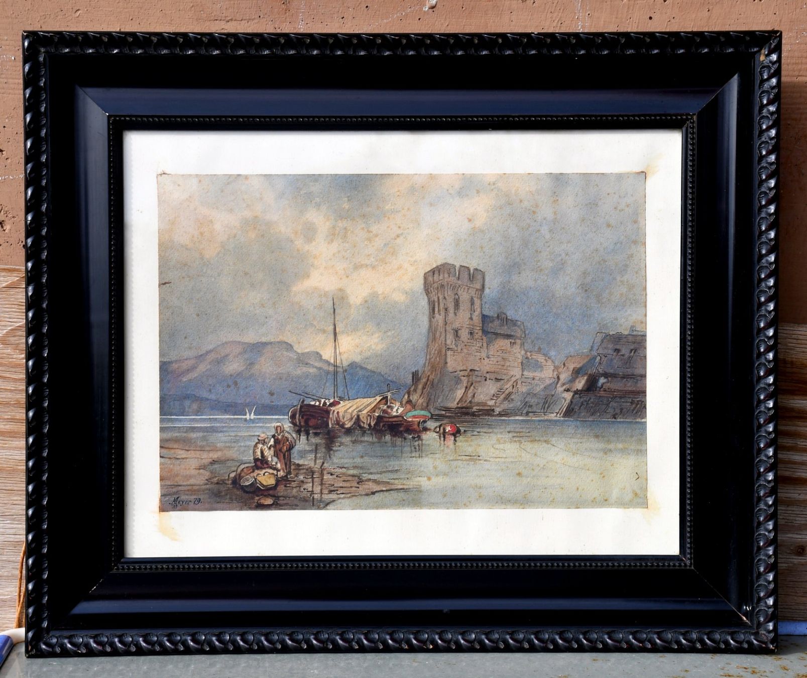 Dipinti: Aquarell signiert meyer 79 – Usato da Rotkreuz venduto da salsanera