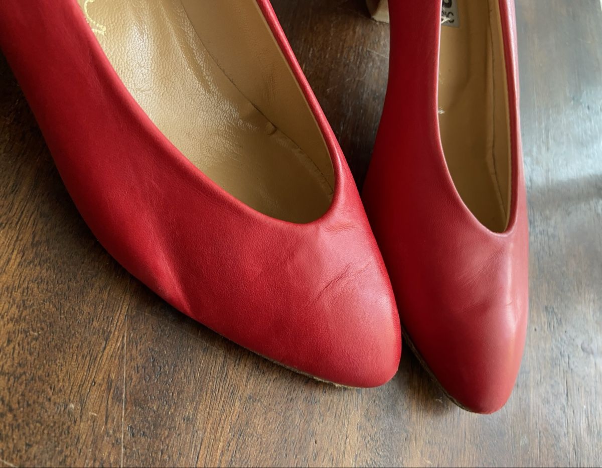 Scarpe da donna: NEW BASIC Pumps Leder rot Grösse 37,5 – Usato da Fislisbach venduto da KolibriSecondhand 8