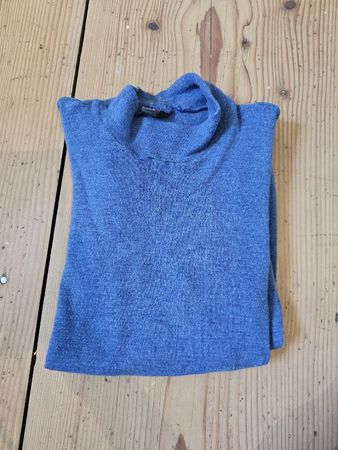 Dilling Damen Pullover aus Merinowolle – Blau – Gr. M (40)