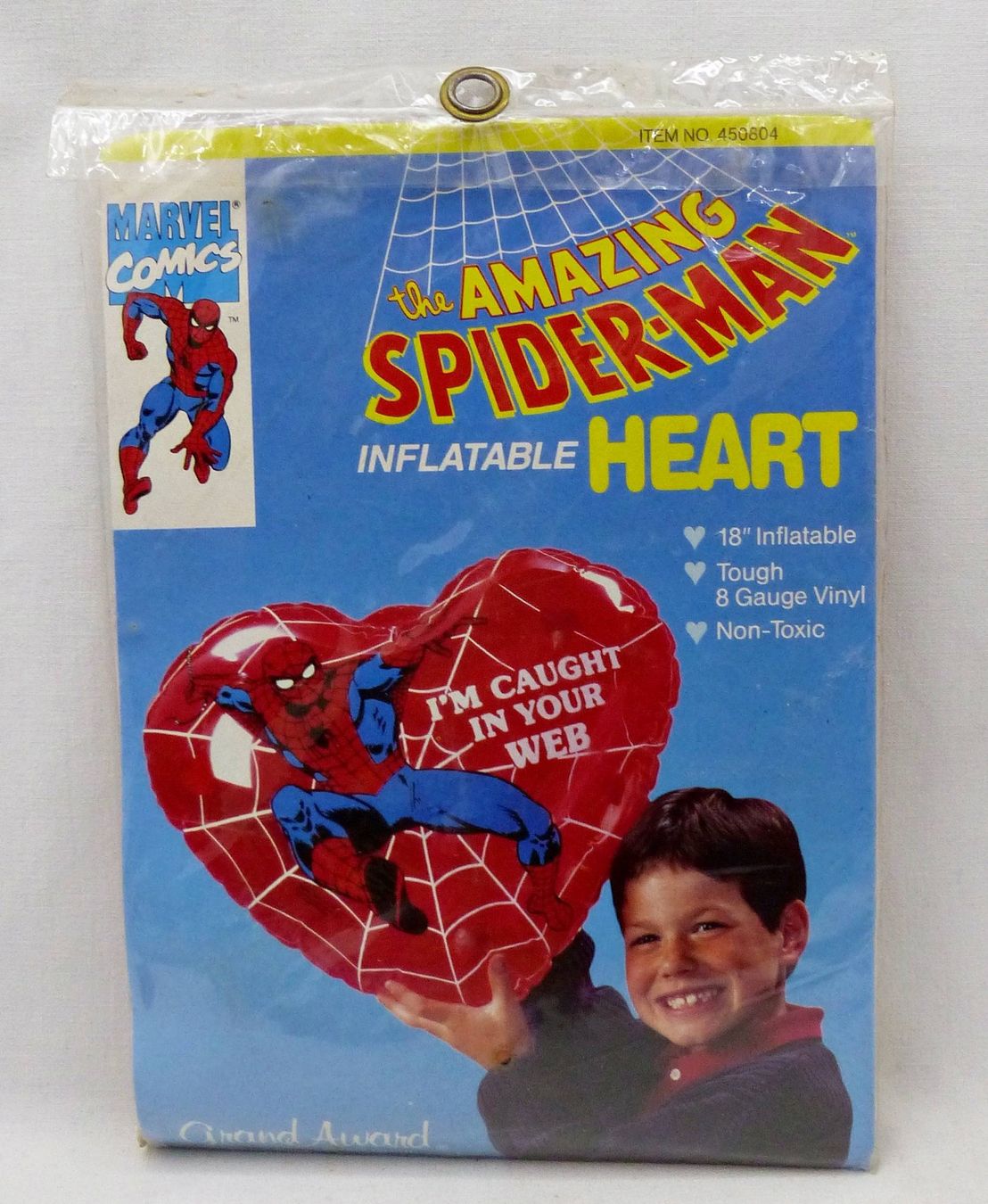 Fumetti: AMAZING SPIDER-MAN INFLATABLE HEART 45 CM. MARVEL 1992 – Nuovo e nell'imballaggio originale da Lugano venduto da YouWantUS