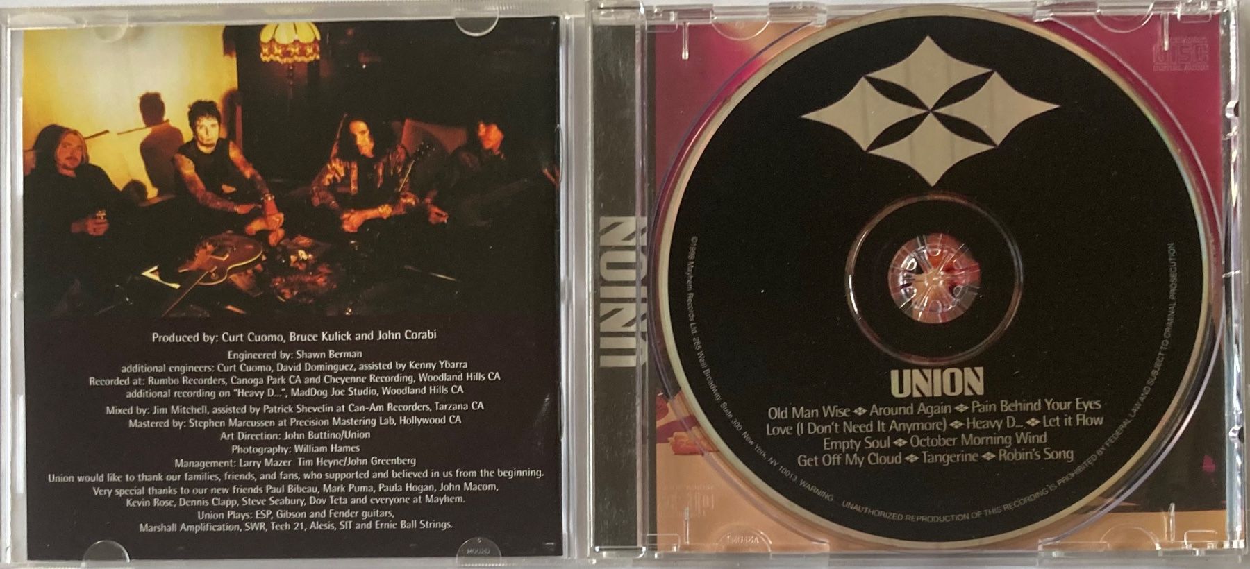 CDs: UNION - UNION – Gebraucht aus Poliez-Pittet von Newtown-Records 2