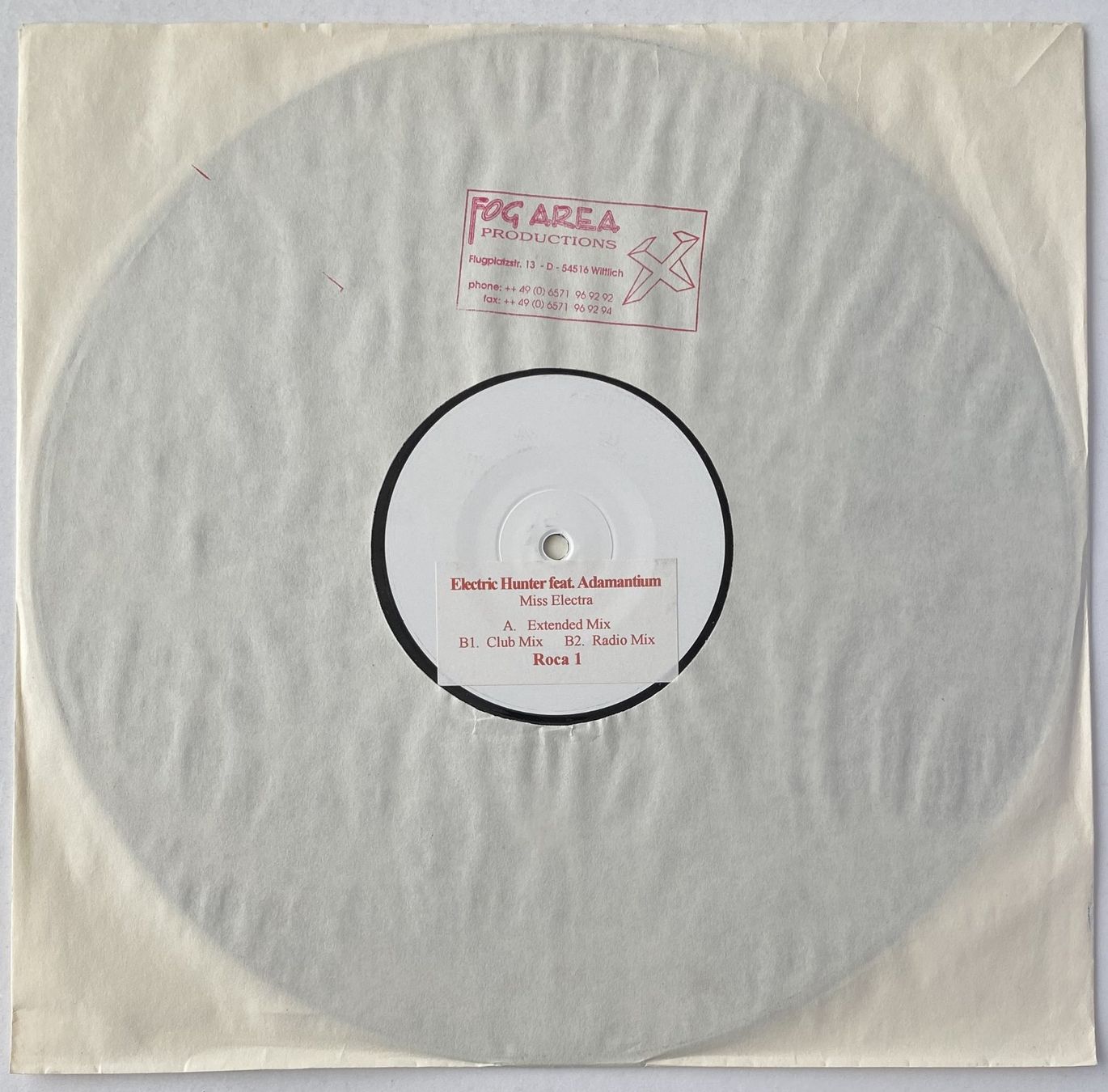 Dischi in vinile: Electric Hunter feat. Adamantium, Miss Electra (Electro) – Usato da Flums venduto da Empe1