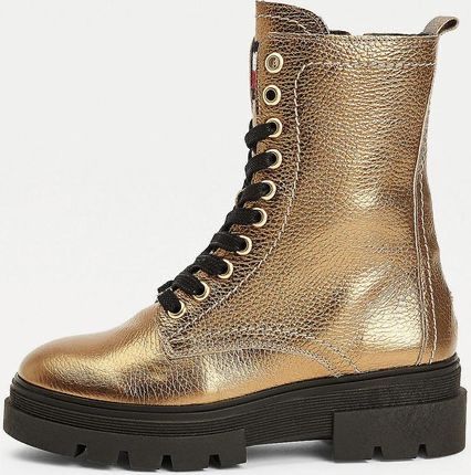 Tommy Hilfiger Scarpe da donna: Tommy Hilfiger Boots, Grösse 41,Metallic, Neu – Nuovo (secondo la descrizione) da Bassersdorf venduto da BarbarasBoutique 1