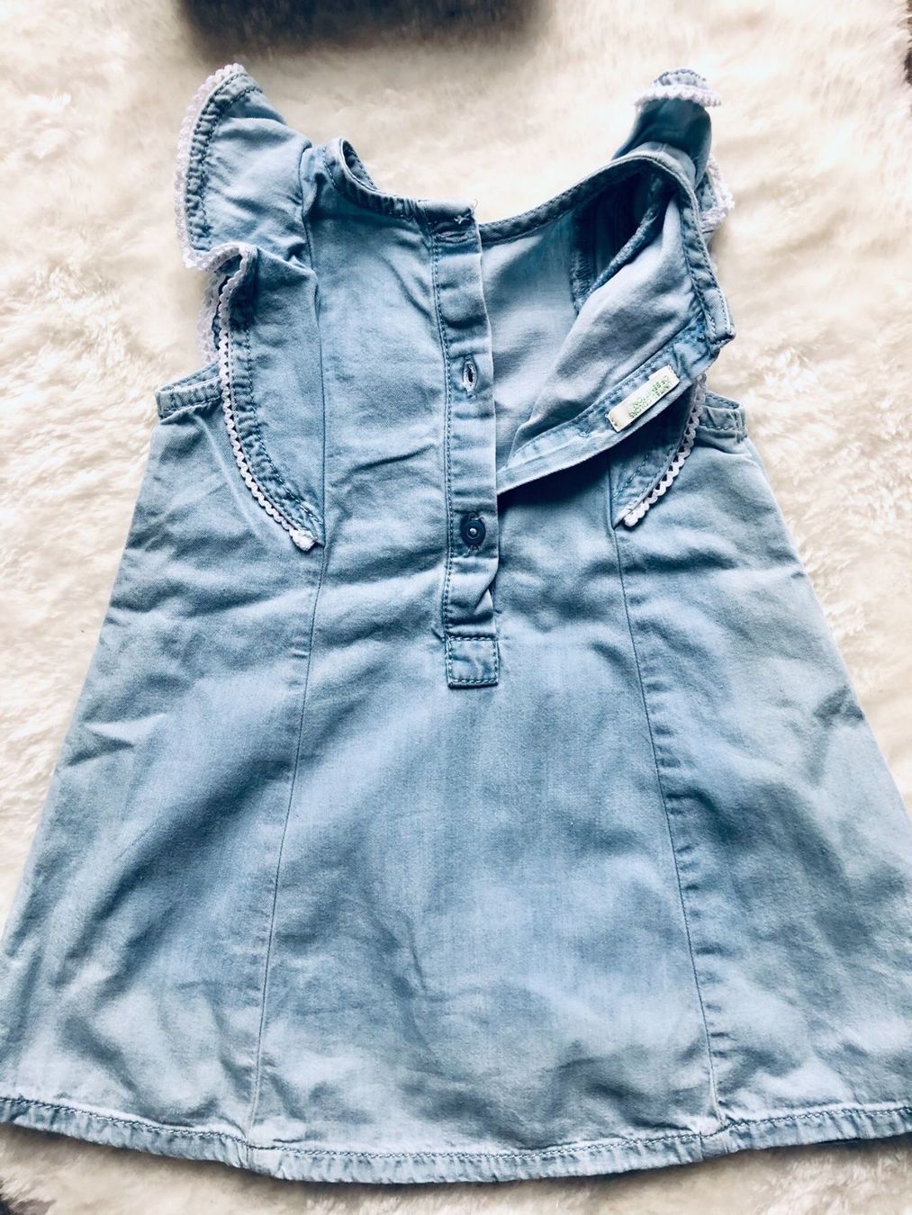 Benetton Vestiti & Gonne: Robe 3-6 mois, effets jeans, Benetton – Usato da Carouge GE venduto da Emilynette 3