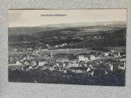 Alte PK / Pforzheim - Brötzingen Gelaufen 1908