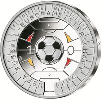 neu zur Fussball EM: 11 EURO Münze / jetzt Exemplar sichern