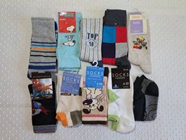 NEU! 10x Kinder Socken Paket Bundle Gr. 39-42