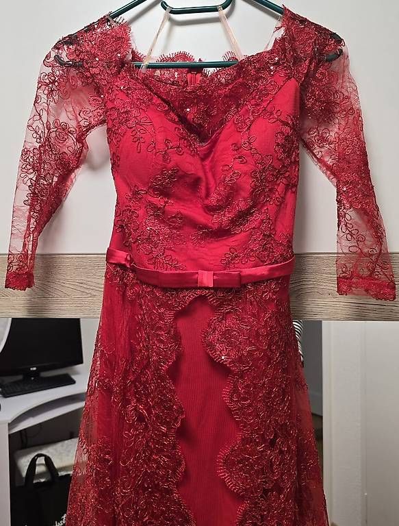 Vestiti: Abendkleid Rot  – Usato da Burgdorf venduto da vio_g9mn 2
