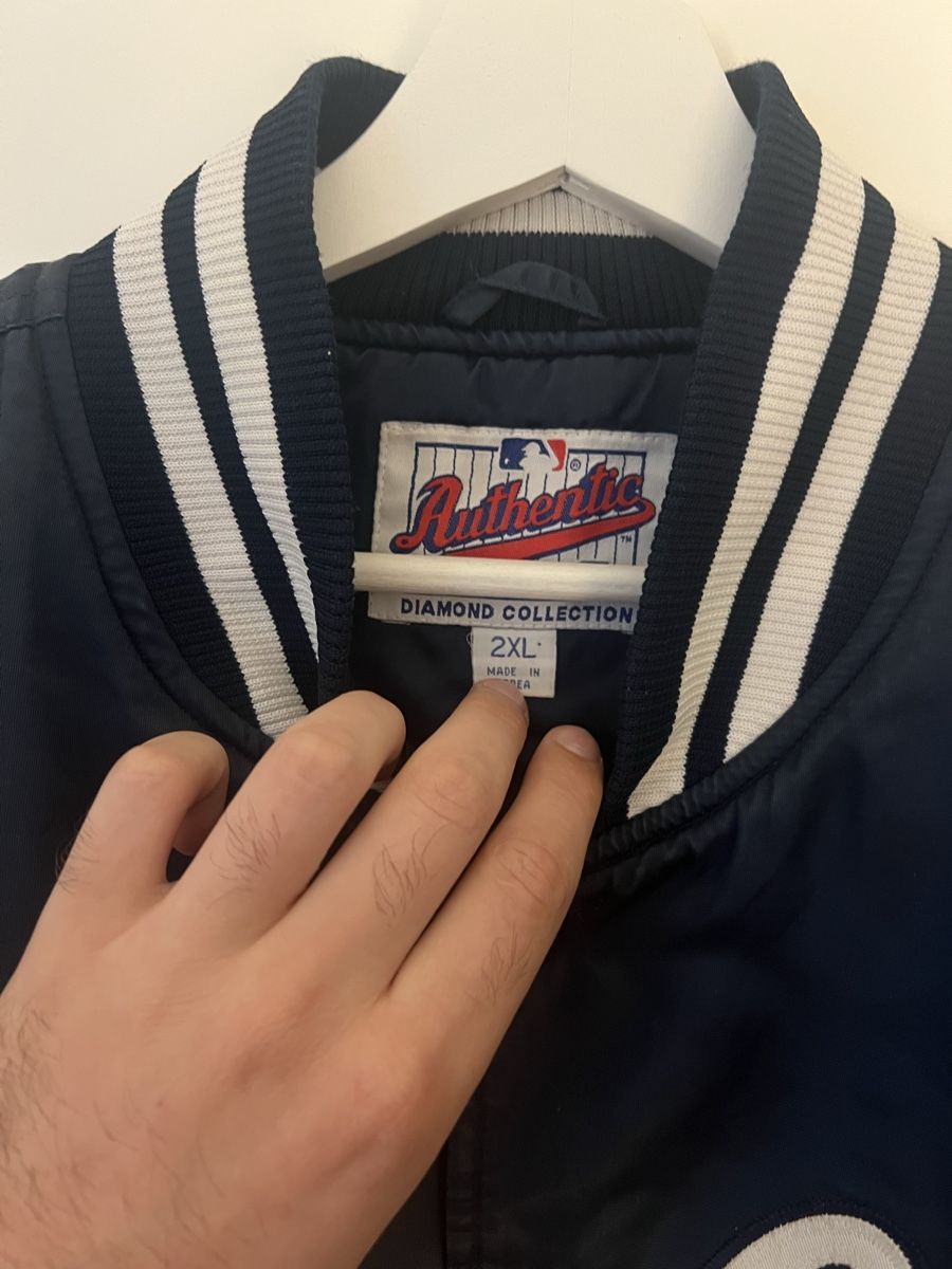 Starter Vestes: Vintage Yankee starter jacket - navy – D'occasion à Zürich par lennyschmied 3