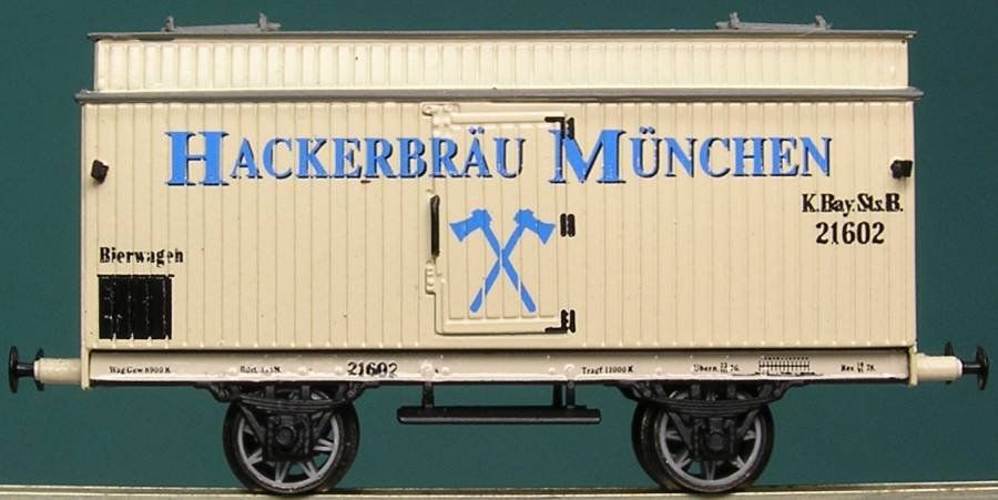 Modellini di ferrovie: Lemke Colllect 2565 K.Bay.Sts.B Bierwagen Set Messingmodelle – Nuovo e nell'imballaggio originale da Derendingen venduto da FischertraiNs 1