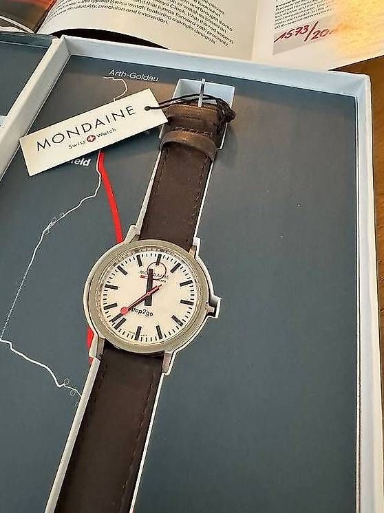 Mondaine Orologi: Mondaine Gottardo stop2go Limited Edition – Usato da Rütihof venduto da Dd2000