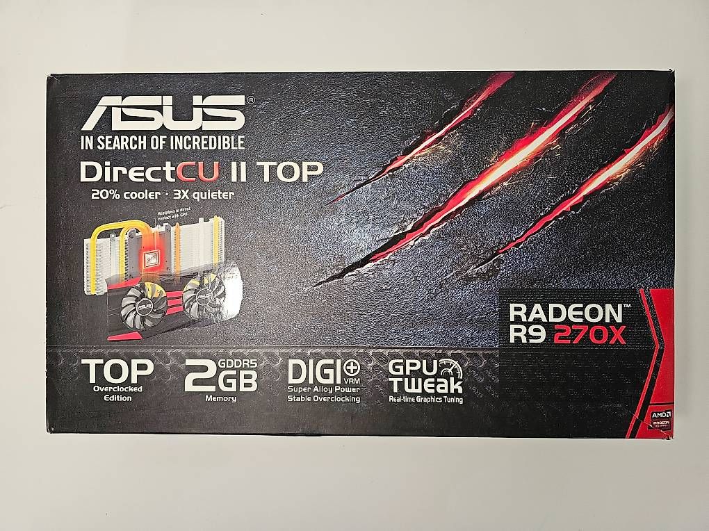 Grafikkarten: ASUS Radeon R9 270X DirectCU II TOP – Gebraucht aus Hochdorf von ActiveLifestyle