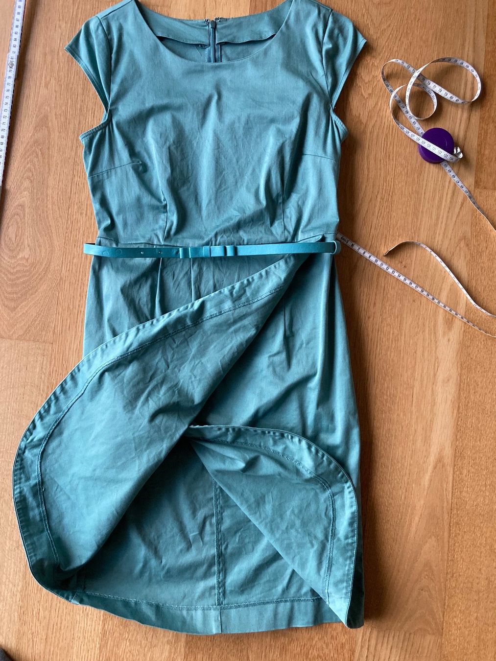 Vestiti: Sommer Kleid jade/grün Gr.36 Baumwolle – Usato da Stallikon venduto da dotka07 2